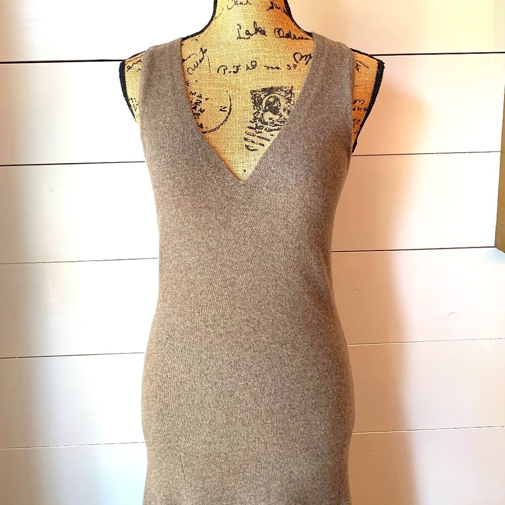 Donna Karan Collection Cashmere Sleeveless Dress M